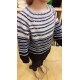Striped gyermek pulóver