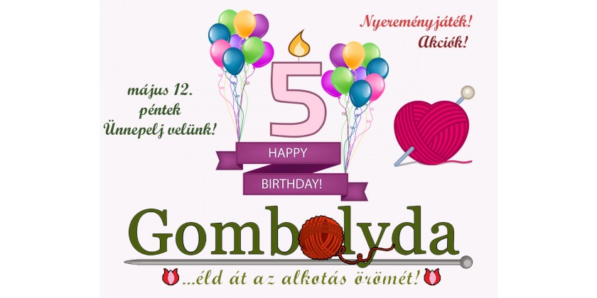 5 éves az első Gombolyda